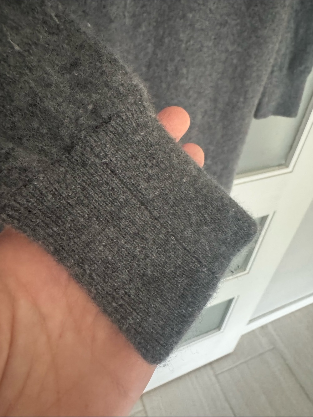 NAADAM Gray Cashmere Jumpsuit - Picture 5 of 10